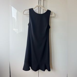 Karl Lagerfeld Black Shift Dress with Sash Bow | Size 0